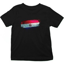 Darkhane Paraguay Siyah Unisex Çocuk Tişört T-Shirt
