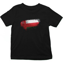 Darkhane Umman - Oman Siyah Unisex Çocuk Tişört T-Shirt