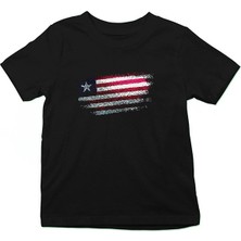 Darkhane Liberya - Liberia Siyah Unisex Çocuk Tişört T-Shirt