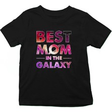 Darkhane Anneler Günü Siyah Unisex Çocuk Tişört T-Shirt