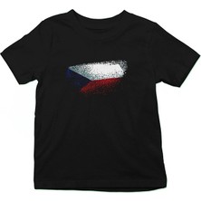 Darkhane Çekya - Czechia - Czech Republic Siyah Unisex Çocuk Tişört T-Shirt