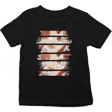 Darkhane Midye Siyah Unisex Çocuk Tişört T-Shirt