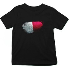Darkhane Malta Siyah Unisex Çocuk Tişört T-Shirt