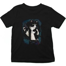 Darkhane Gangster Kedi Siyah Unisex Çocuk Tişört T-Shirt