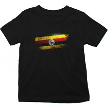 Darkhane Uganda Siyah Unisex Çocuk Tişört T-Shirt