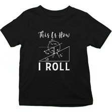 Darkhane Fizik Mekanik Siyah Unisex Çocuk Tişört T-Shirt