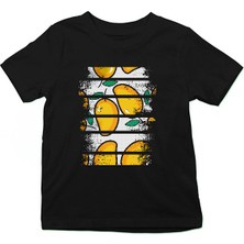 Darkhane Mango Siyah Unisex Çocuk Tişört T-Shirt