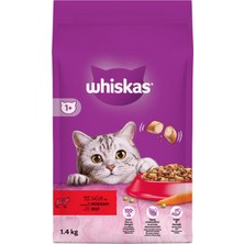 Whiskas Sığır Etli Yetişkin Kedi Maması 1,4kg