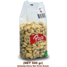 Paşa Kuruyemiş Çiğ Kaju Fıstığı 500 gr Naturel (1. Kalite)