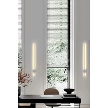 Home Modern Dekoratif LED Duvar Aplik 70 cm Günışığı Beyaz Kasa 1 Adet