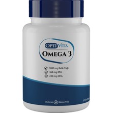 Optivita Omega 1000 Mg Balık Yağı, Epa + Dha 30 Kapsül Softjel