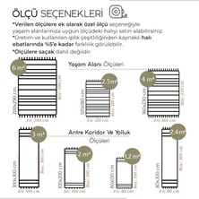 Cool Halı Elit 08 Bej Bukle Salon Halısı Hav Toz Vermez Mutfak Halısı Etnik Örgü Desen Modern Koridor Halısı Makine Dokuması Kesme Yolluk