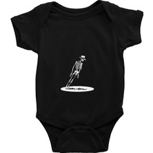Darkhane Kurukafa Michael Jackson Siyah Unisex Bebek Body - Zıbın