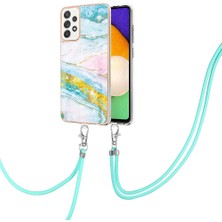 Manyi Mall Samsung Galaxy A52S 5g Tampon Mermer Crossbody Kordon Askısı Yumuşak (Yurt Dışından)