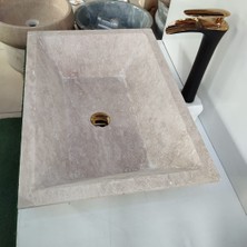 Sipahi Marble Klasik Traverten Köşeli Lavabo