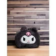 Dükkan Design Harajuku Anime Kuromi Gri Peluş Çanta