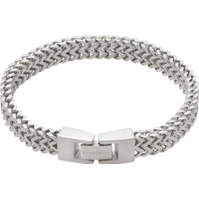 Energetix Modern Desenli Manyetik Çelik Bileklik