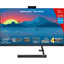 Lenovo Ideacentre Aıo 3 27IAP7 Intel Core I5-12450H 32GB 1tb SSD 1tb HDD Intel UHD Graphics Freedos 27 IPS Fhd Klavye+Mouse Siyah F0GJ00YXTR-3211 All In One Bilgisayar