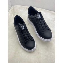 Çiğdem Kundura Çiğdem Siyah-Beyaz Deri Yüksek Taban Kadın Günlük Spor Ayakkabı - Siyah-Beyaz - 38 - ST01970-SİYAH-BEYAZ-38