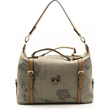 Silver & Polo Haki - A.taba SP1064 Kadın Seyahat Çantası
