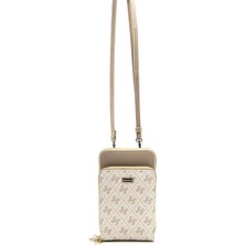 Silver & Polo Bej - Kum SP1011 Kadın Askılı Cüzdan