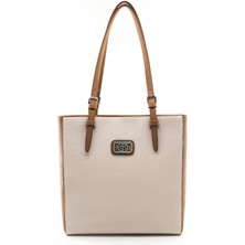 Silver & Polo Bej - A.taba SP1096 Kadın Omuz Çantası