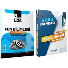 Marka Yayınları 2024 LGS Fen Bilimleri Ders Notu ve Yanıt Yayınları 8. Sınıf Fen Bilimleri Soru Bankası 2’li Set