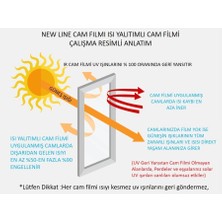 CAM BALKON FİLMİ % 60 ISI YALITIM ÖZELLİKLİ ORTA TON 60 CM X 10 METRE