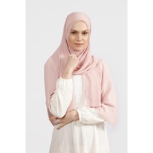 Flora Tekstil Krep Şifon Şal Gül Kurusu 210X 75 FLR241433