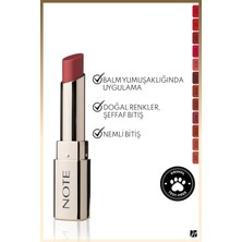 Note Iconic Sheer Lipstick Nemlendirici Parlak Ruj 210 Alluring - Kırmızı