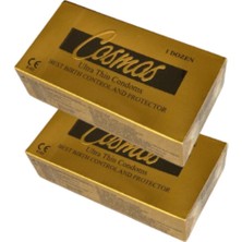 Cosmos Ultra İnce Prezervatif 12 Adet x 2 Paket
