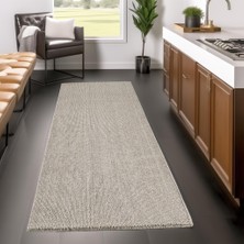 Carpettex Yumuşak Bukleli Sisal Jüt Salon Oturma Odası Kahverengi Renkli Halı