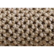 Carpettex Yumuşak Bukleli Sisal Jüt Salon Oturma Odası Bej Renkli Halı