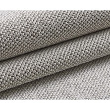 Carpettex Yumuşak Bukleli Sisal Jüt Salon Oturma Odası Gümüş Renkli Halı