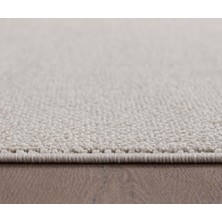Carpettex Yumuşak Bukleli Sisal Jüt Salon Oturma Odası Krem Renkli Halı