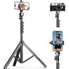 Neepho Tripod NP588 Monopod Özellikli Kullanımı Kolay ve Pratik iç ve Dış Mekan Fotoğraf ve Video Çekimleri için Tripod 170 cm