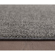 Carpettex Yumuşak Bukleli Sisal Jüt Salon Oturma Odası Gri Renkli Halı