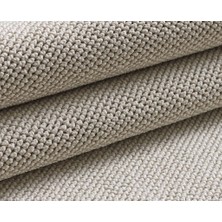 Carpettex Yumuşak Bukleli Sisal Jüt Salon Oturma Odası Krem Renkli Yuvarlak Halı