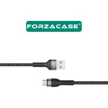 Forzacase Hydra Serisi Micro USB Örgülü Şarj ve Data Kablosu 2A 2 Metre - FC312