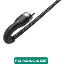 Forzacase Hydra Serisi Micro USB Örgülü Şarj ve Data Kablosu 2A 2 Metre - FC312