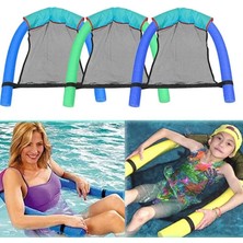 Chaoduo Shop Sadece Mavi Ağ Stili Yaz Yüzme Çubuğu Seti Net Çocuk Havuzu Net Kapak Şamandıra Sandalye Şişme Yatak Havuz Minderi Yüzmek Şezlong Havuz Aksesuarları (Yurt Dışından)