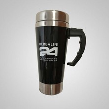 Chaoduo Shop Siyah Stil 15OZ Herbalife 24 Paslanmaz Tembel Kendiliğinden Karışan Kupa Oto Karıştırma Kabı (Yurt Dışından)