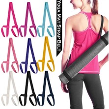 Chaoduo Shop Donanma Tarzı Yüksek Li Yoga Mat Askı Kemer Ayarlanabilir Spor Sling Omuz Taşıma Kemeri Egzersiz Streç Fitness Elastik Yoga Kemeri (Yurt Dışından)