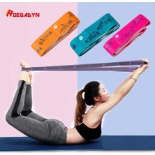 Chaoduo Shop Kırmızı Stil Yoga Germe Kemeri Gerginlik Direnç Bandı Yoga Dans Eğitimi Elastik Bant Duruş Germe Bandı (Yurt Dışından)