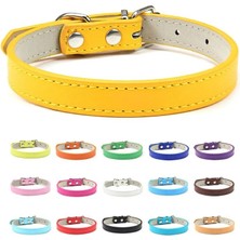 Longbangdian Shop Altın Tarzı Xl Beden Yeni Pu Ayarlanabilir Renkli Pet Köpek Tasmaları Yavru Kedi Yaka Chihuahua Küçük Köpek Accesorios Köpek Tasma Malzemeleri Köpek Koşum (Yurt Dışından)