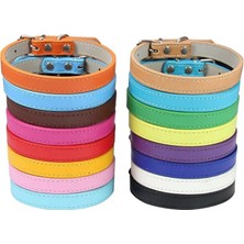 Longbangdian Shop Altın Tarzı Xl Beden Yeni Pu Ayarlanabilir Renkli Pet Köpek Tasmaları Yavru Kedi Yaka Chihuahua Küçük Köpek Accesorios Köpek Tasma Malzemeleri Köpek Koşum (Yurt Dışından)