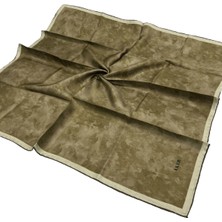 Aker İpek Eşarp - 7208713-954 Asker Yeşil Twill