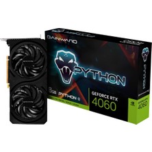 Gainward Geforce Rtx 4060 Python Iı 8gb Gddr6 128 Bit Dlss 3 Ekran Kartı