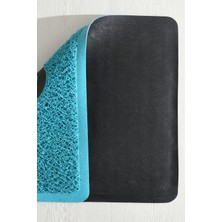 Ayliz Plast & Ambalaj Ayliz Plast & Ambalaj&ambalaj Elekli Pvc Kedi Tuvalet Önü Paspası Kıvırcık Kedi Kumu Paspas -Kırmızı 40X60 cm