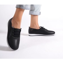 Dadwolf Kadın Günlük Babet Suni Deri Delikli Tasarım 0019 Bej Taban Çeşidi